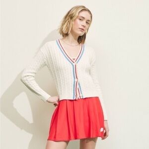 NWT Prince Pickleball X Target Cable Knit Cardigan Sweater